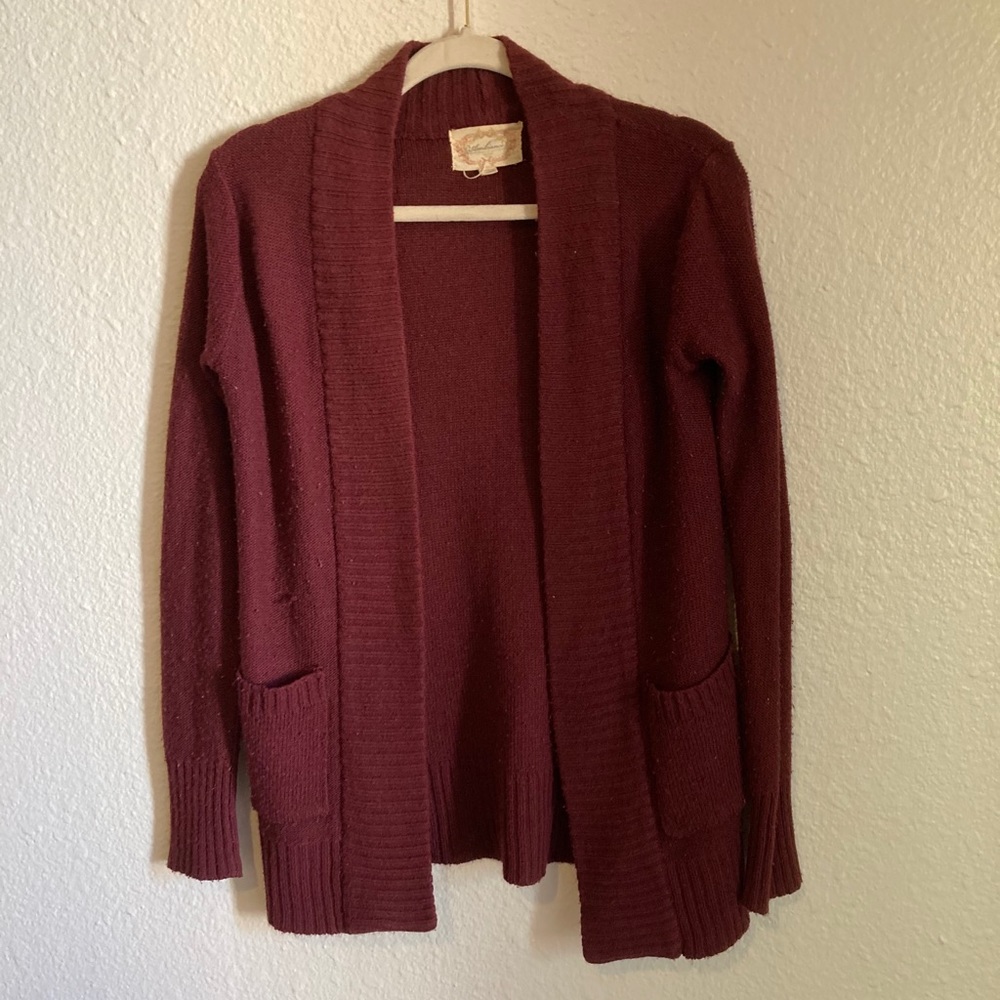 Maroon cardigains
